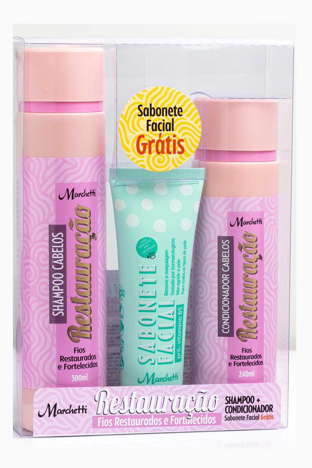 Kit Shampoo e Condicionador Restauração Marchetti