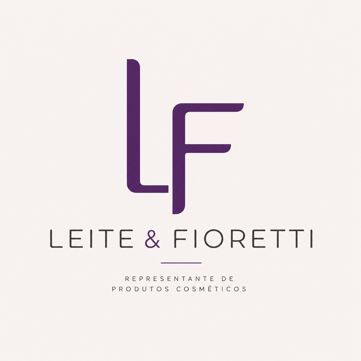 Logo Leite & Fioretti — Representante de Produtos Cosméticos